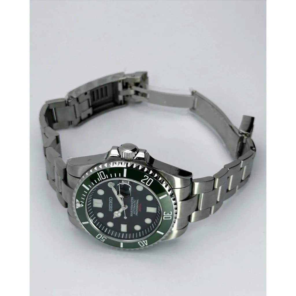 Custom S. Mod 43mm SB MM Sub Green Bezel Diver Style — image 7