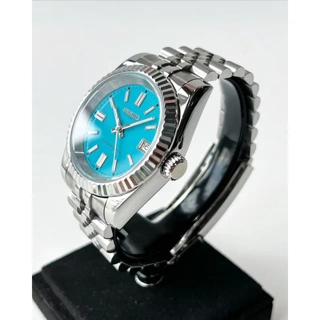 Custom S. Mod Blue DateJust 36mm — image 4