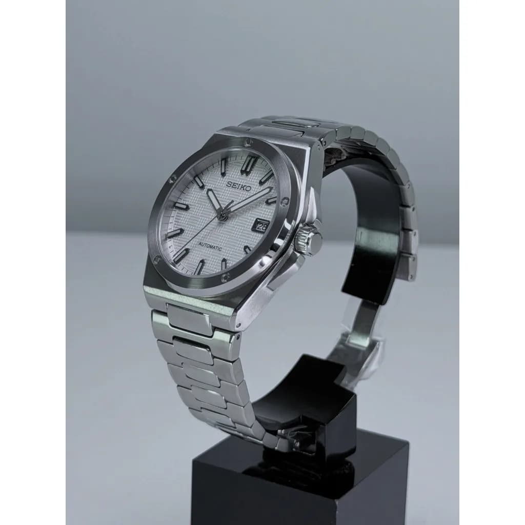 Custom S. Mod 40mm White Ingenieur Automatic Watch — image 3