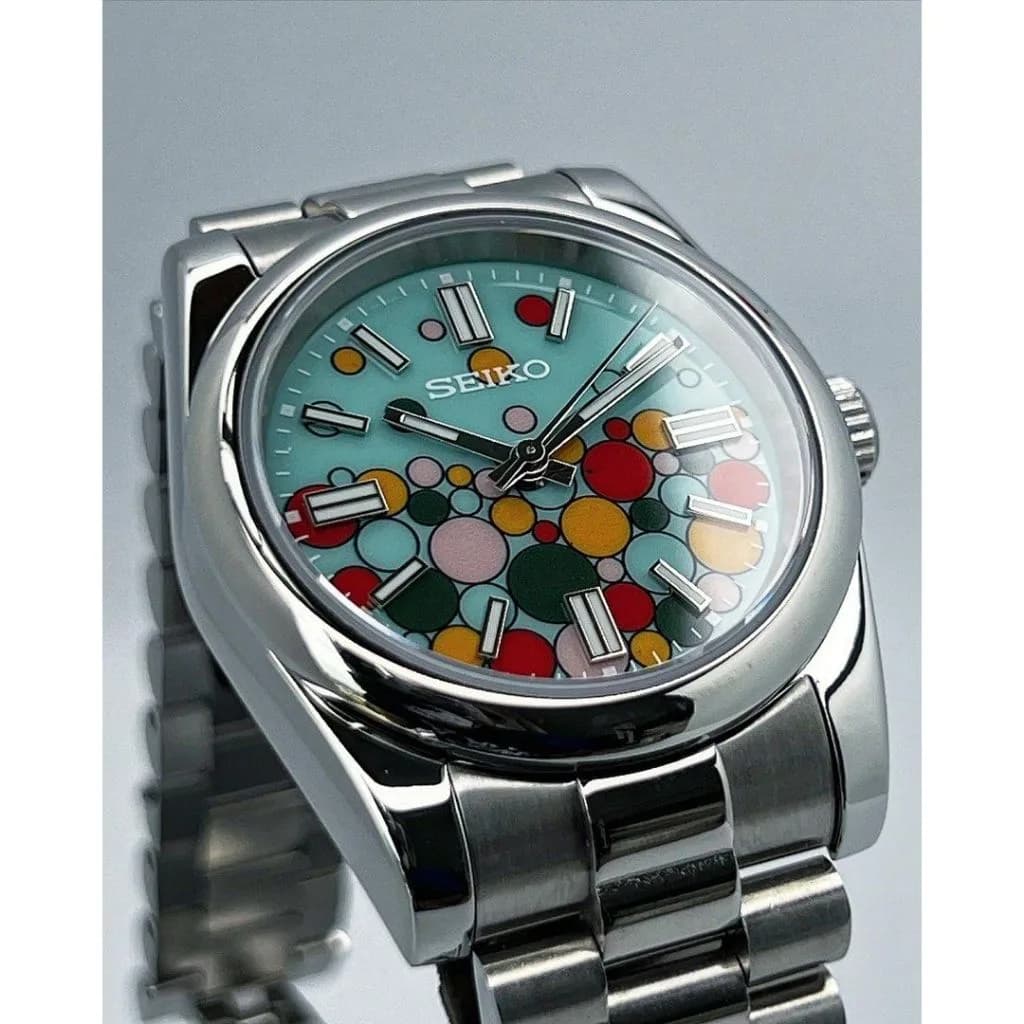 Custom S. Mod 36mm Turquoise Green Celebration Dial Oyster Perpetual — image 6