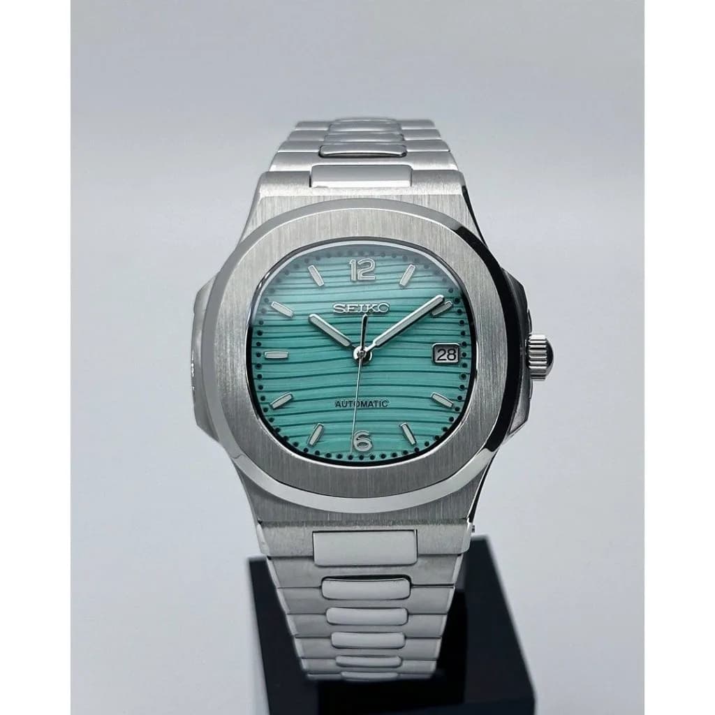 Custom S. Mod 40mm Blue/Green Naut V2 — image 5