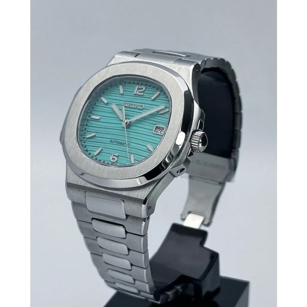 Custom S. Mod 40mm Blue/Green Naut V2 — image 4