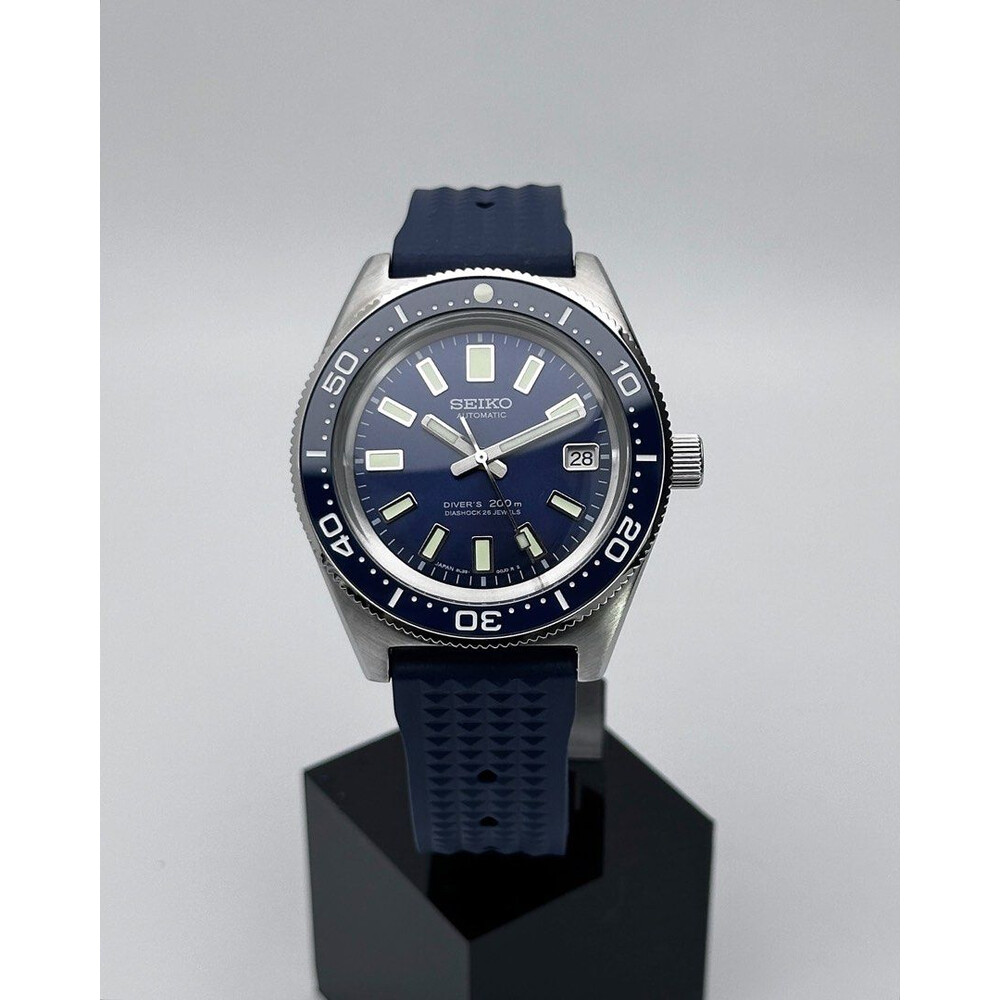 Custom Seiko Mod • Navy Blue 62Mas v3 • 40mm E&S Watches