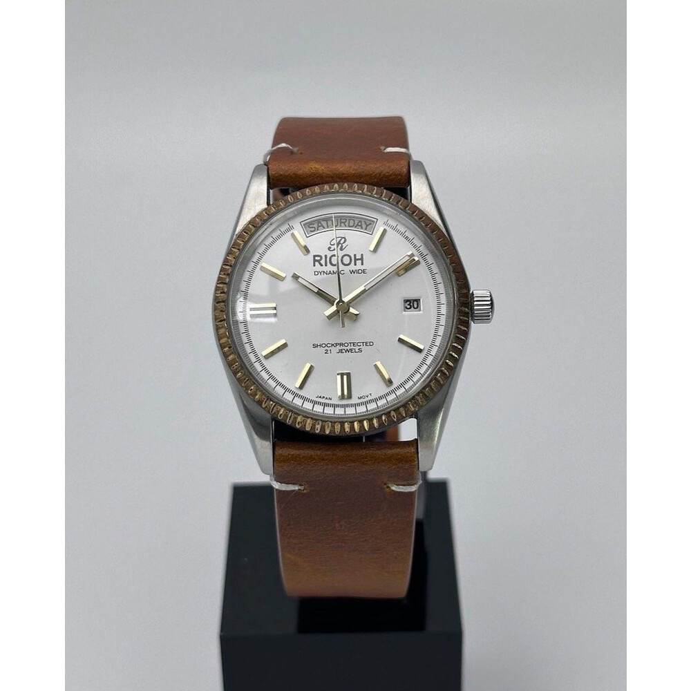 SOLD!!) 36mm • Vintage Ricoh Dynamic Wide Automatic Day Date