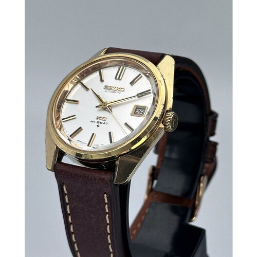 37mm • 1970 King Seiko 56KS 5625-7000 Gold Plated Automatic Hi